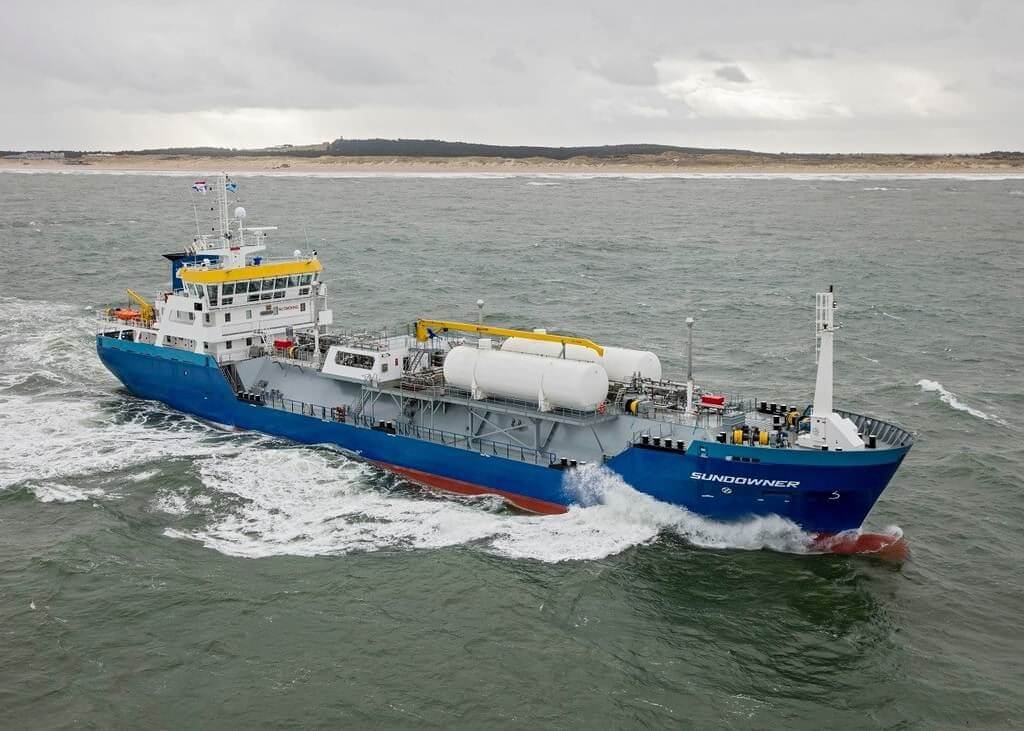 Sundowner (nieuwbouw gastanker)